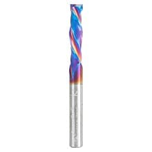 1/4" Dia x 1" CNC Solid Carbide Spektra Extreme Tool Life Coated Mortise Compression Spiral Bit, 2 Flute, 1/4" Shank