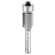 1/2" x 2" Flush Trim Bit, 3-Flute, 1/4" Shank
