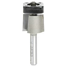 3/4" x 2-3/8" Laminate Trimmer Router Bit with Euro Square Bearing, 2-Flute, 1/4" Shank