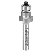 No-File™ 1/2" x 1-7/8" Router Trim Bit with Ball Bearing Guide, 1/4" Shank