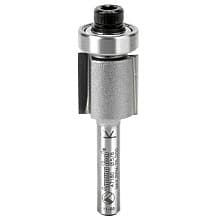 5/8" x 2" Dynabit Laminate Trim Flush Helix Bit, 2-Flute, 1/4" Shank