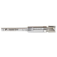 1/4" x 1-15/16" Miniature Flush Trim Plunge Template with Upper Ball Bearing, 2-Flute, 1/8" Shank