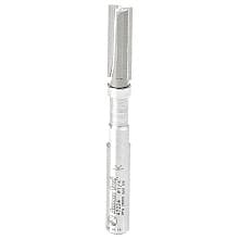 1/4" x 2-7/16" Miniature Flush Trim Plunge Template with Upper Ball Bearing, 2-Flute, 1/4" Shank