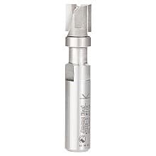 1/2" Dia x 1/2" Carbide Tipped Flush Trim Plunge Template, 1/2" Shank with Upper Ball Bearing Router Bit