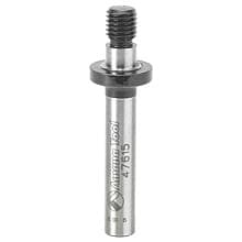 1/4" - 28 NF x 1-13/16" x 15/32" Threaded Arbor for Screw Type Mortising Cutters, 1/4" Shank