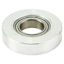 Metric Steel Ball Bearing Guide 1-1/2" Overall Dia x 15mm Inner Dia x 11/32" Height