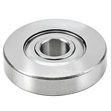 1-1/8" x 8mm x 1/4" Steel Ball Bearing Guide