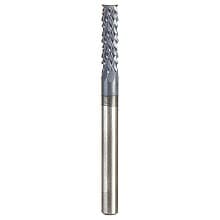 1/8" x 1-1/2" High Performance AlTiN Coated End Mill Router Bit, 1/8" Shank