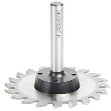 4" x 20 Teeth Flash Mounting Plastic Trim Saw Blade/Arbor System with 1/2" Shank