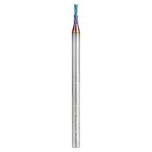 48210-K 1.5mm x 50mm Down-Cut Spektra Extreme Tool Life Coated Spiral Plunge Bit, 2-Flute, 3mm Shank
