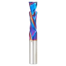 10m Dia m x 35mm CNC Solid Carbide Spektra Extreme Tool Life Coated Compression Spiral Bit, 2 Flute, 10mm Shank