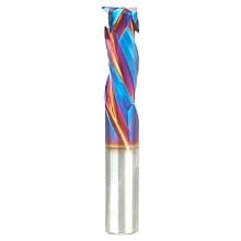 12mm x 32mm CNC Solid Carbide Spektra Extreme Tool Life Coated Compression Spiral Bit, 12mm Shank