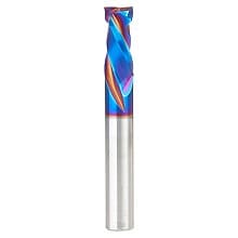 10mm Dia x 22mm CNC Solid Carbide Spektra Extreme Tool Life Coated Mortise Compression Spiral Bit, 2 Flute, 10mm Shank