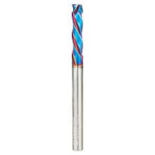 6mm Dia x 25mm CNC Solid Carbide Spektra Extreme Tool Life Coated Mortise Compression Spiral Bit, 2 Flute, 6mm Shank