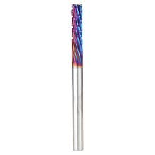 6mm x 75mm Solid Carbide CNC Spektra Extreme Tool Life Coated Down-Cut Spiral Router Bit, 10-Flute, 6mm Shank