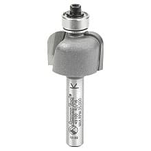 3/4" x 3/16" Radius Cove Router Bit, 2-Flute, 1/4" Shank