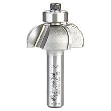 1-3/4" x 1/2" Radius Cove Router Bit, 4-Flute, 1/2" Shank