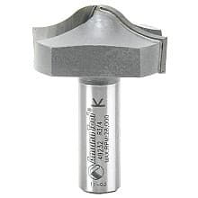 1-5/8" x 3/8" Radius Plunge Raised Ogee Router Bit, 2-Flute, 1/2" Shank