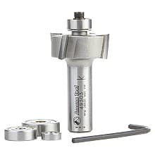 1-1/4" Dia x 1/2" Multi-Rabbet Four Different Rabbet Bit, 1/2" Shank, 4 Flute, Up-Shear