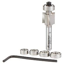 19/32" Dia x 7/16" Binding/Rabbeting Bit, Set, 1/4" Shank
