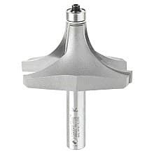 2-3/4" Dia x 1-3/8" Carbide Tipped Corner Round Bit, 1-1/8" Radius, 1/2" Shank