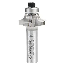 1-1/8" x 1/4" Radius Corner Rounding/Beading Router Bit, 4-Flute, 1/2" Shank