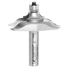 2-1/2" x 2-3/4" x 1/4" Radius Classical Table Edge Router Bit, 2-Flute, 1/2" Shank