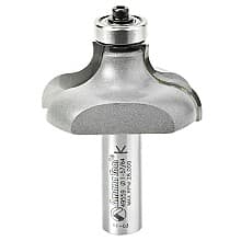 1-57/64" x 3/8" Radius Table Edge Ogee Router Bit, 2-Flute, 1/2" Shank