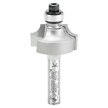 7/8" Dia x 1/2" Carbide Tipped Beading Bit, 3/16" Radius, 1/4" Shank