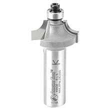 1" x 2-7/16" x 1/4" Radius Beading Router Bit, 2-Flute, 1/2" Shank