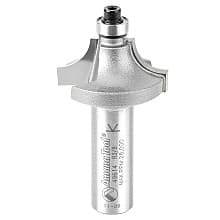 1-1/4" x 2-9/16" x 3/8" Radius Beading Router Bit, 2-Flute, 1/2" Shank