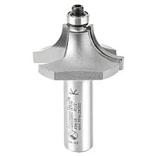 1-1/2" x 2-5/8" x 1/2" Radius Beading Router Bit, 2-Flute, 1/2" Shank
