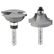 Bead Stile/Rail Router Bit Set for 49644/49646, 1/4" Shank