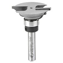 1-1/4" x 2" Classical Rail Router Bit, 2-Flute, 1/4" Shank