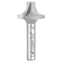 3/4" x 1-39/64" x 1/4" Radius Plunging Round Over Bit, 2-Flute, 1/4" Shank