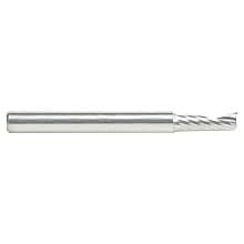 3mm x 30mm Up-Cut 'O' Aluminum Cutting CNC Spiral Router Bit, 1-Flute, 3mm Shank