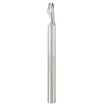 1/8" x 1-1/2" Up-Cut 'O' Aluminum Cutting CNC Spiral Router Bit, 1-Flute, 1/8" Shank