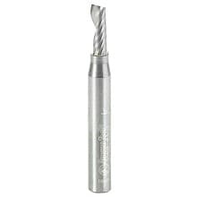 3/16" x 2" x 1/2" Up-Cut 'O' Aluminum Cutting CNC Spiral Router Bit, 1-Flute, 1/4" Shank