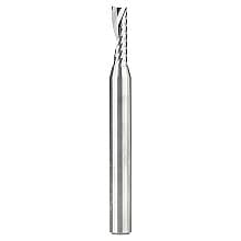 3/16" x 2-1/2" Up-Cut 'O' Plastic Cutting CNC Spiral Router Bit, 1-Flute, 1/4" Shank