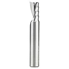 3/8" x 2-1/2" Up-Cut 'O' Plastic Cutting CNC Spiral Router Bit, 1-Flute, 3/8" Shank