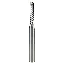 3/16" x 2-1/2" x 7/8" Up-Cut 'O' Plastic Cutting CNC Spiral Router Bit, 1-Flute, 1/4" Shank