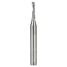 1/8" x 2-1/2" x 1/8" Up-Cut 'O' Plastic Cutting CNC Spiral Router Bit, 1-Flute, 1/4" Shank