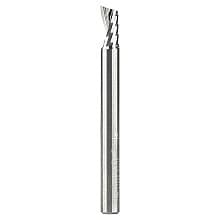 3/16" x 2" x 3/8" Up-Cut 'O' Plastic Cutting CNC Spiral Router Bit, 1-Flute, 3/16" Shank