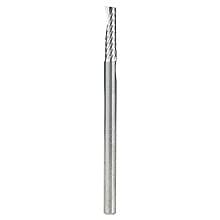 1/8" x 2" Up-Cut 'O' Aluminum Cutting CNC Spiral Router Bit, 1-Flute, 1/8" Shank
