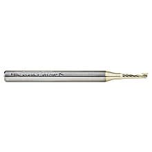 1/16" x 1-1/2" ZrN Coated Up-Cut 'O' Aluminum Cutting CNC Spiral Router Bit, 1-Flute, 1/8" Shank