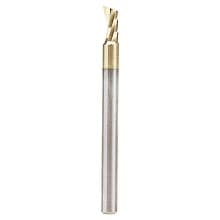 1/8" x 1-1/2" ZrN Coated Up-Cut 'O' Aluminum Cutting CNC Spiral Router Bit, 1-Flute, 1/8" Shank
