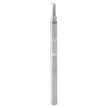 3/32" x 2" Up-Cut 'O' Aluminum Cutting CNC Spiral Router Bit, 1-Flute, 1/8" Shank