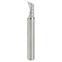 3/16" x 1-1/2" Up-Cut 'O' Aluminum Cutting CNC Spiral Router Bit, 1-Flute, 3/16" Shank