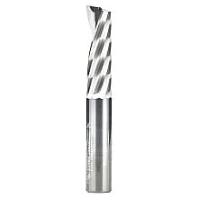 1/2" x 3-1/2" x 1-5/8" Up-Cut 'O' Aluminum Cutting CNC Spiral Router Bit, 1-Flute, 1/2" Shank