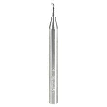 3mm x 63mm Up-Cut 'O' Aluminum Cutting CNC Spiral Router Bit, 1-Flute, 6mm Shank
